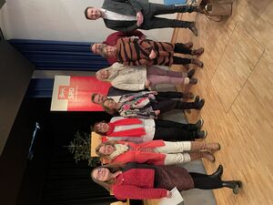 v.l.n.r. S. Paul, M. Seyfer, H. Buchwitz-Schmidt, E. Gebhardt, J. Tietz, A. Lotz, L. Klump, J. Kluge, K. Leiser