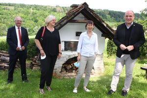 v.l. Thomas Kraft, Anja Lotz, Martina Kuhn Daniel Born