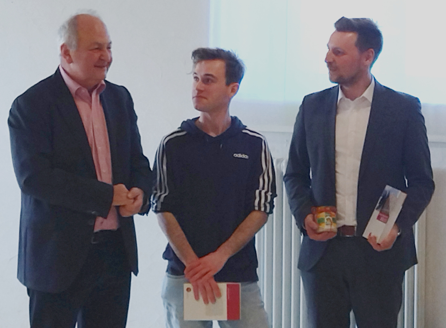 Gruppenbild Thomas Kraft, Philipp Hensinger, Kevin Leiser