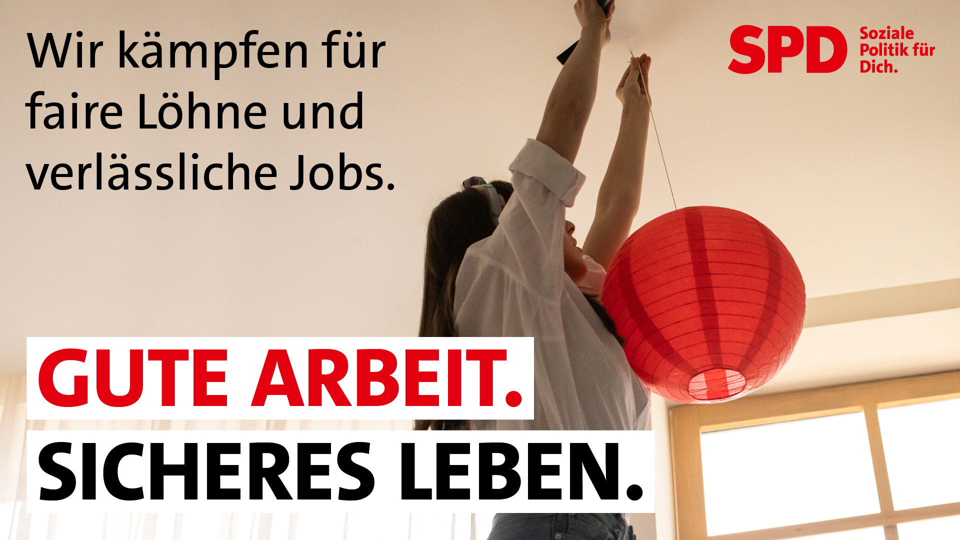 Dute Arbeit- Sicheres Leben: Wir kämpfen für faire Löhne und verlässliche Jobs